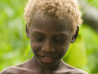 Single mutation makes Melanesians blond