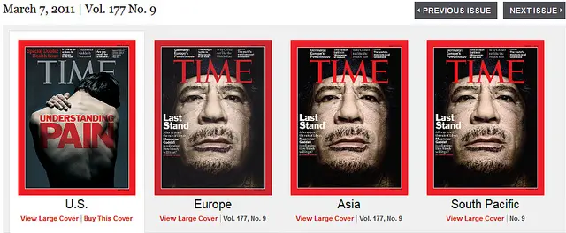 STUNNING: Comparing U.S. & World Covers for TIME Magazine