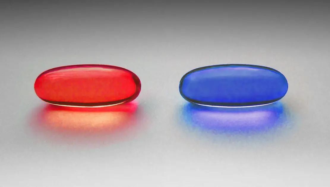 the matrix blue and red pill