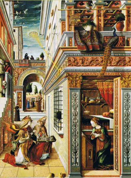 Carlo Crivelli Annunciation with St Emidius 1486 London