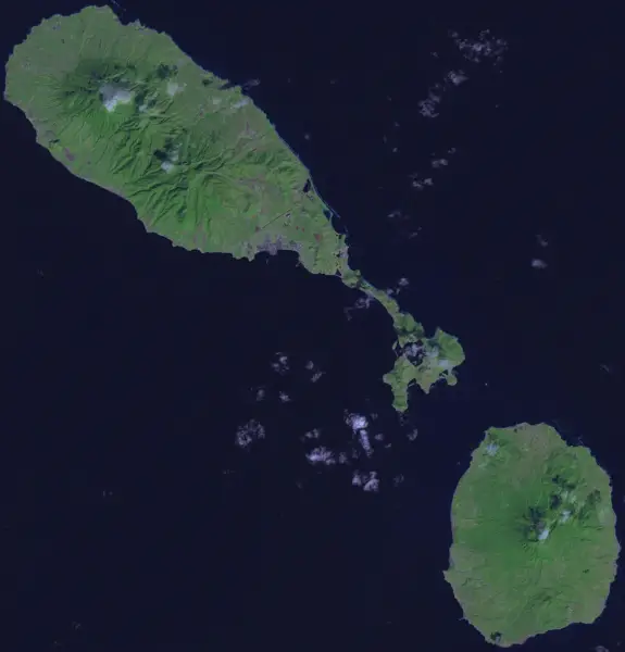 Saint Kitts and Nevis OnEarth WMS