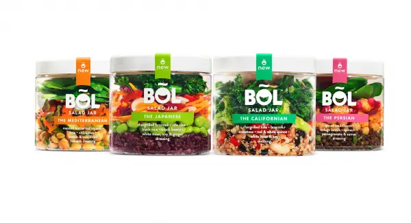bol foods salad jars