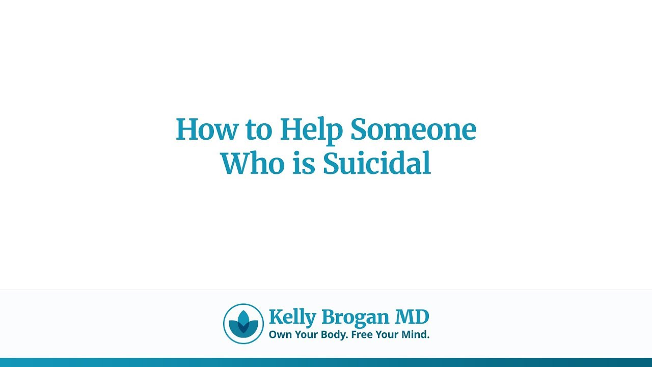 how to help someone who is suicidal - truththeory