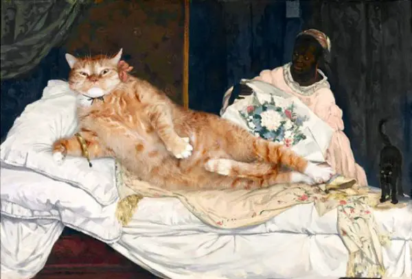 cats10 “Olympia” by Édouard Manet