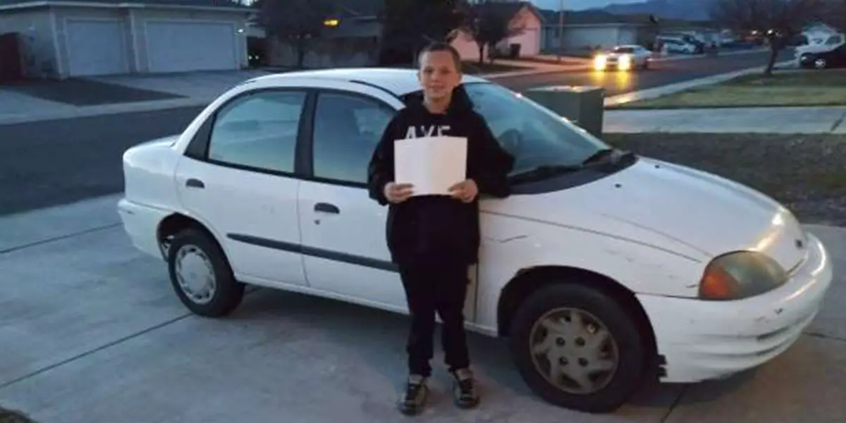 13-Year-Old Traded His Xbox And Did Yard Work So He Could Afford A Car For His Mom Fvdfgd