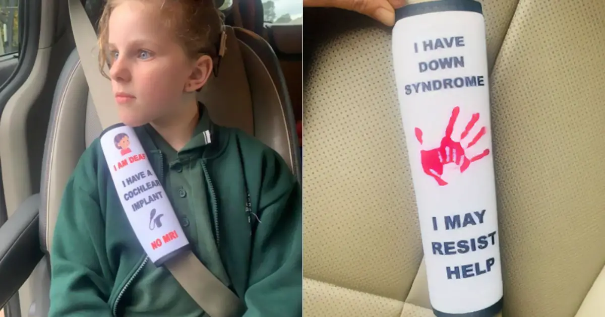 Mom Creates Seat Belt Covers To Warn Emergency Workers Of Children’s Health Issues My-Post-11