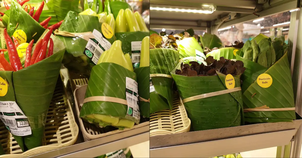 This Thai Supermarket Replaced Plastic Packaging With Banana Leaves To ...