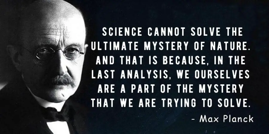 Max Planck Quote