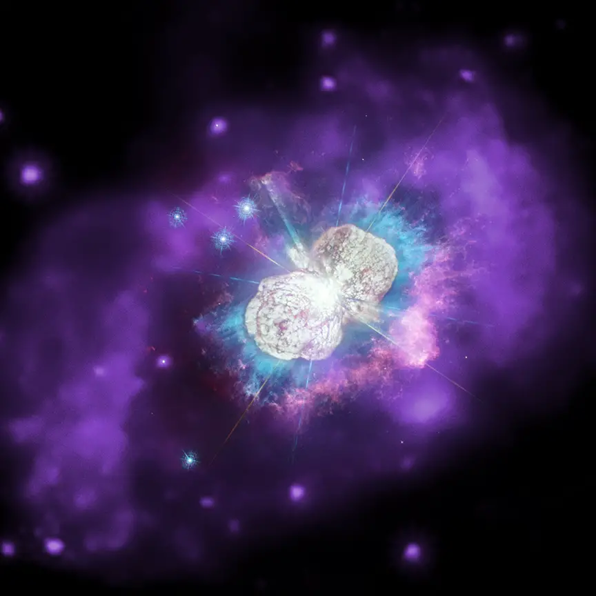 NASA Chandra Captured Eta Carinae