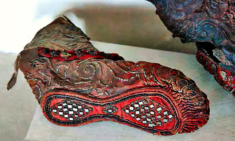 Scythian woman's boot